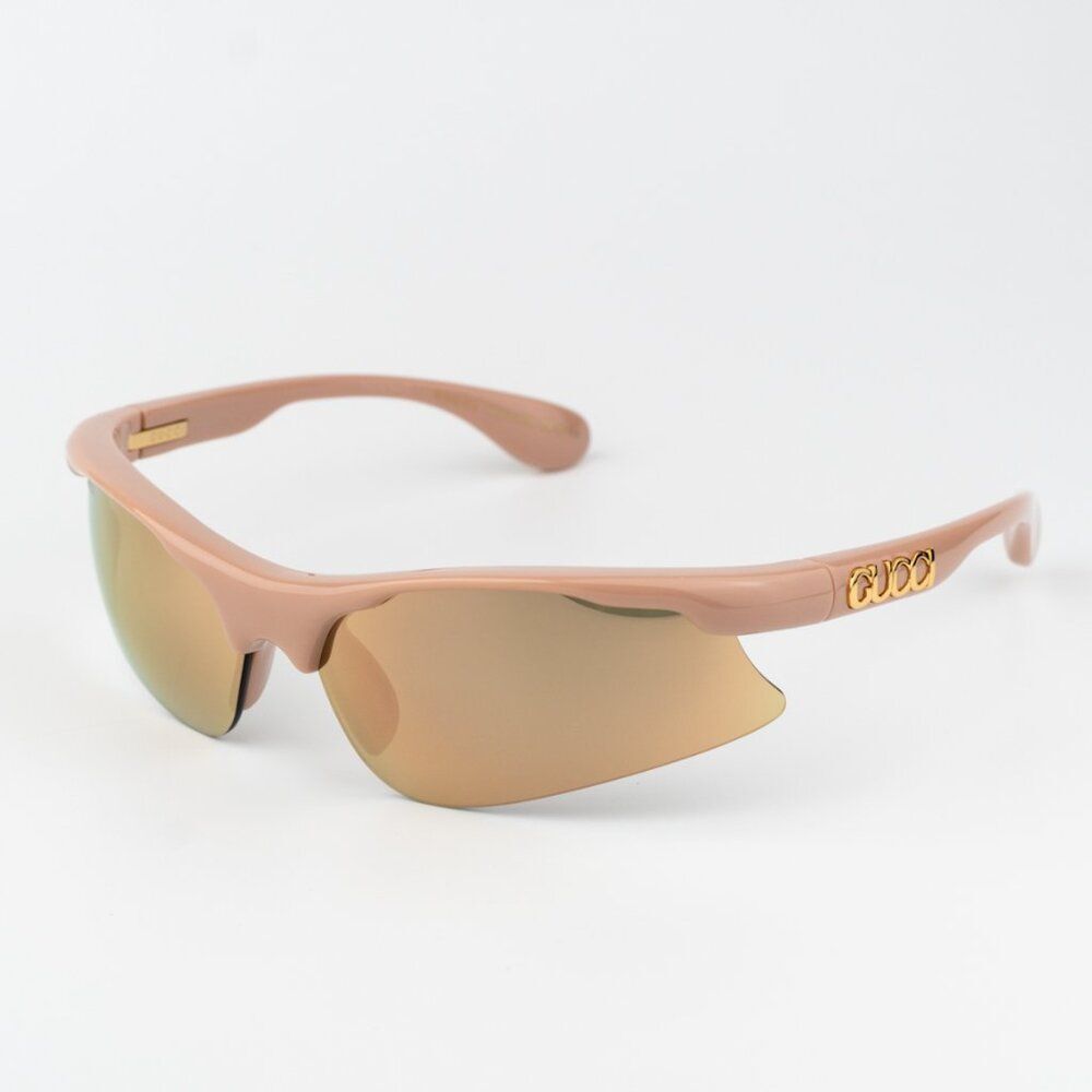 Gucci Men Sunglasses Pink Mirror Mask Gg1774s 004 Brand New